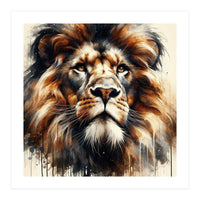 Powerful Lion (Print Only)