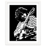 Pat Metheny American Jazz Guitarist Legend in Monochrome 3 thumbnail