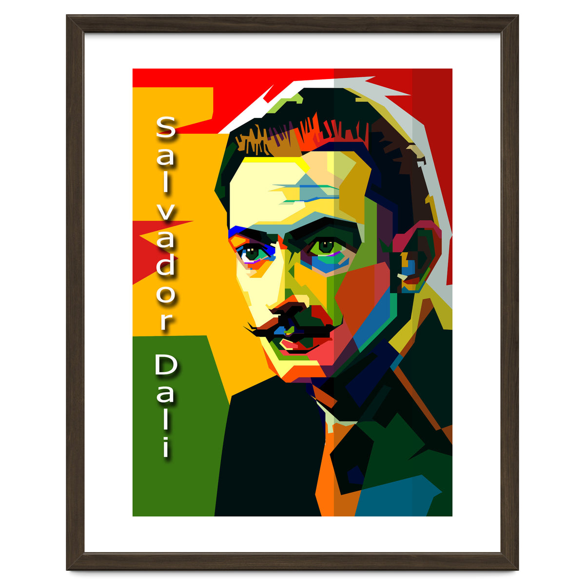 Salvador Dali Maestro Painting In Pop Art WPAP