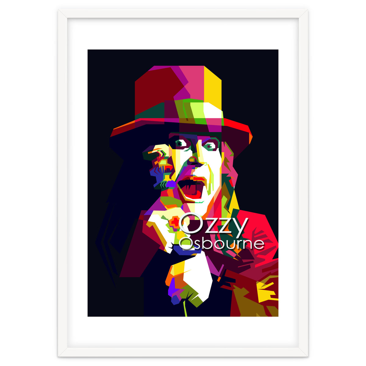 Ozzy Osbourne Metal Classic Rock Pop Art WPAP