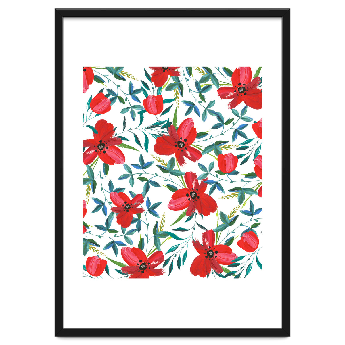 Red Blossom #society6 #decor #buyart