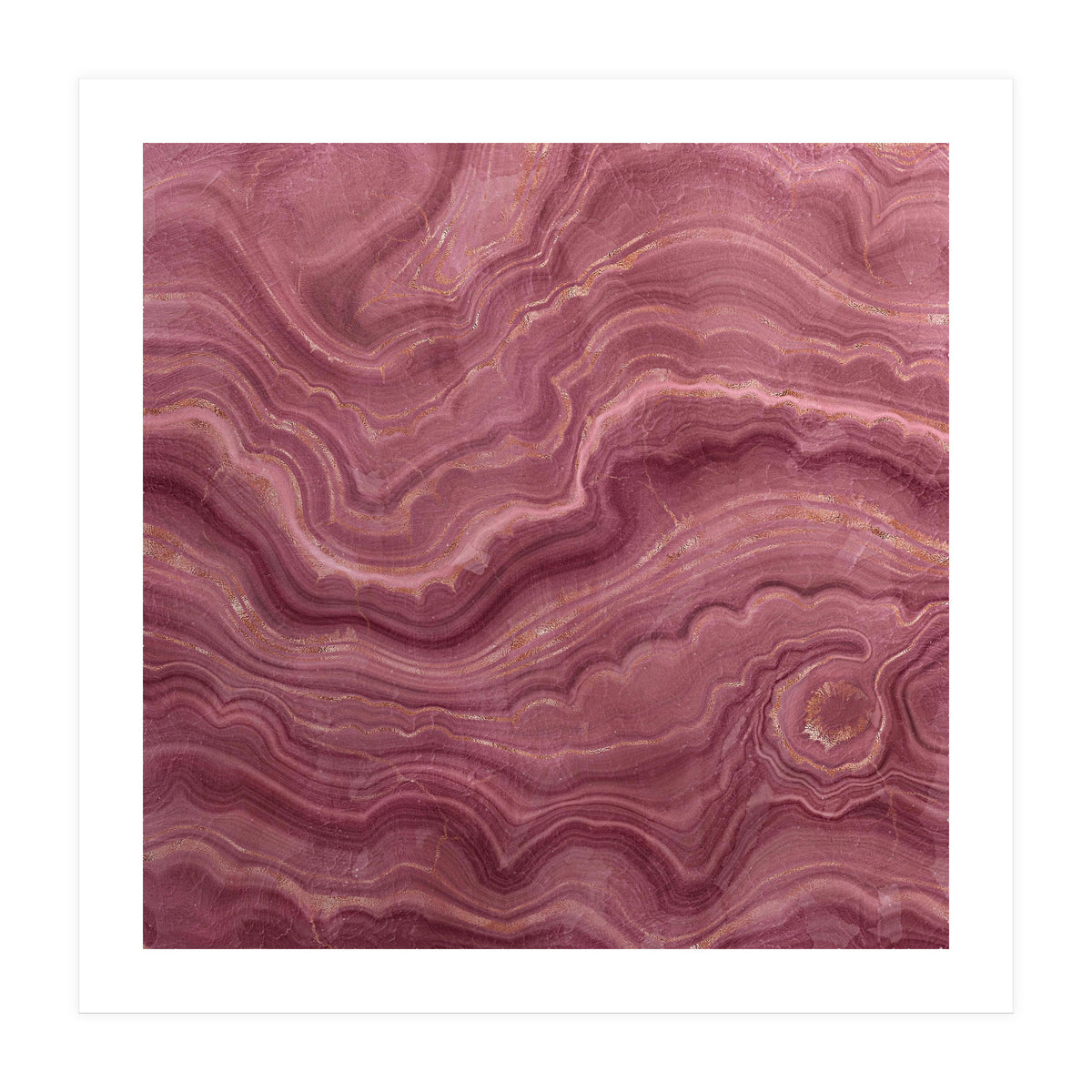 Pink Agate Texture 05 (Print Only)