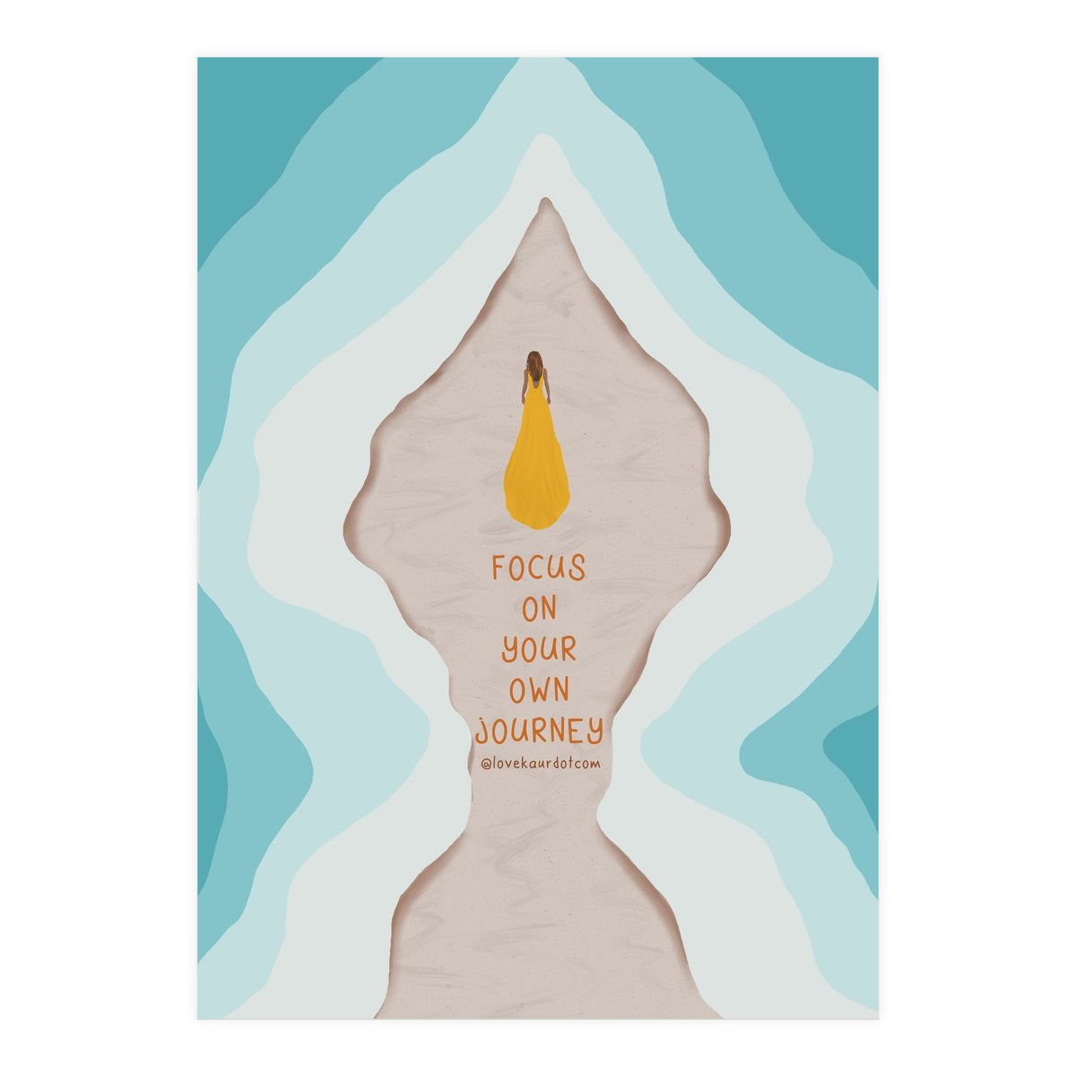 Focus On Your Own Journey (Print Only)