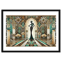 Art Deco Glamour Woman