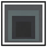 JOSEF ALBERS - HOMAGE TO THE SQUARE BLACK GREY thumbnail