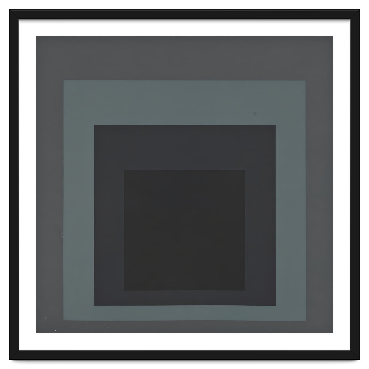 JOSEF ALBERS - HOMAGE TO THE SQUARE BLACK GREY
