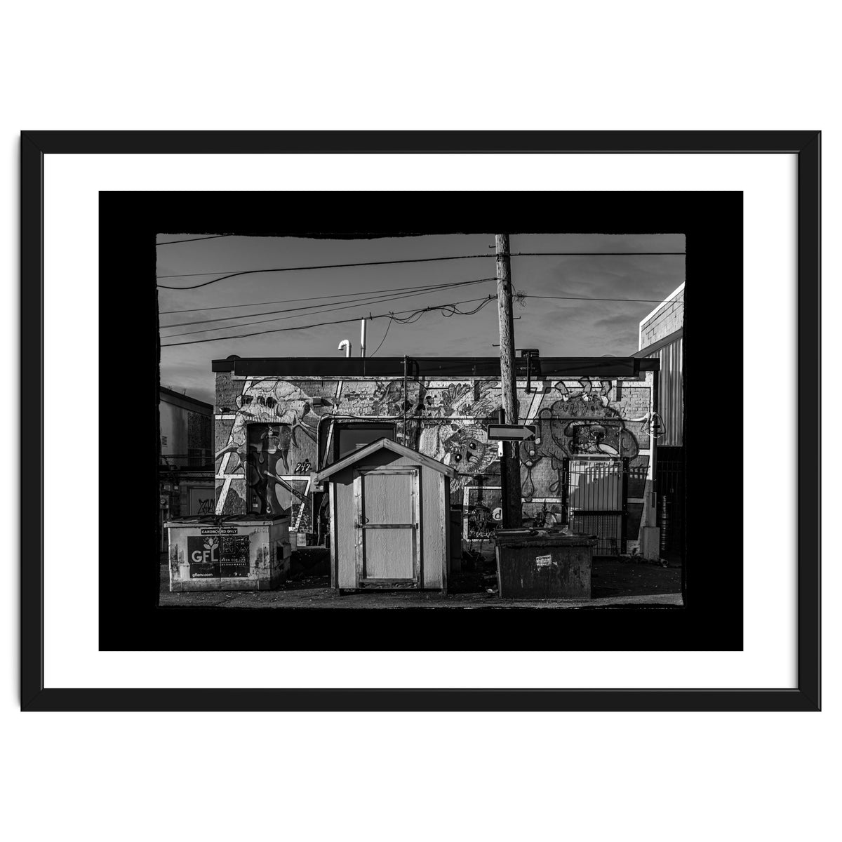 Cooke St Graffiti No 3 with Border