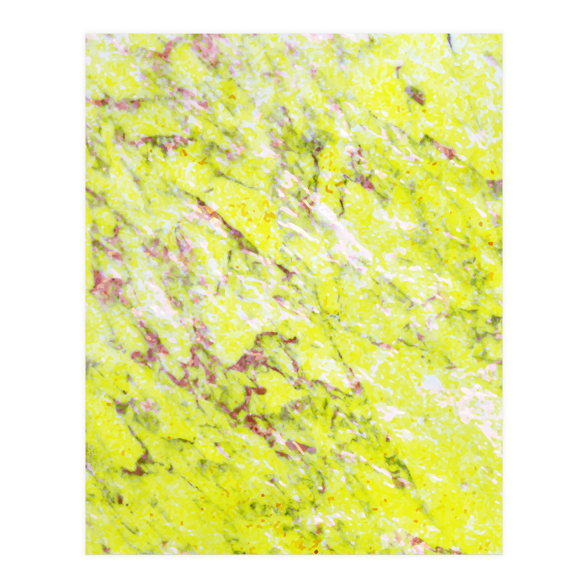 Lemon & Pink Marble (Print Only)