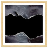 Black & Silver Glitter Agate Texture 04 thumbnail