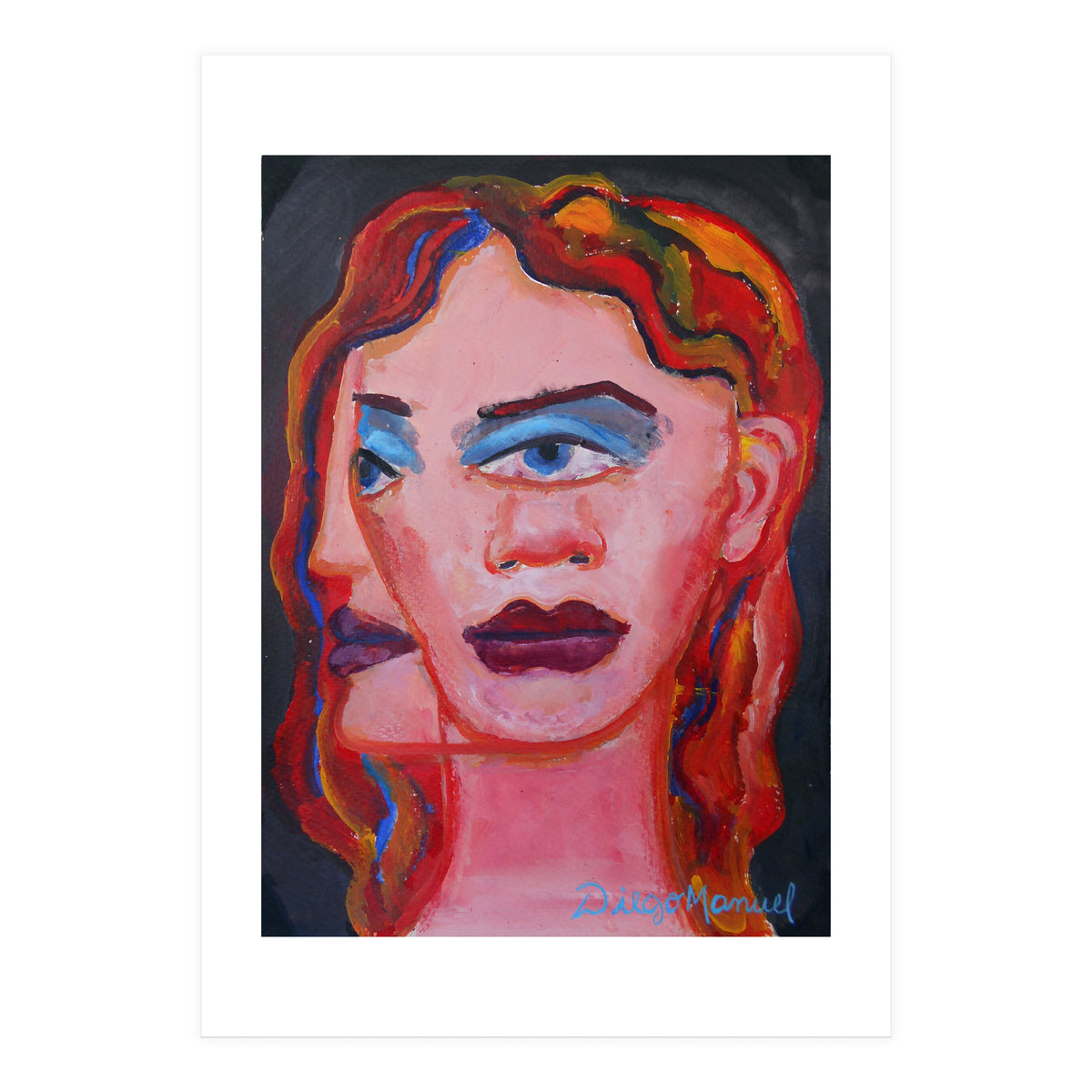 Cabeza De Mujer 7 (Print Only)