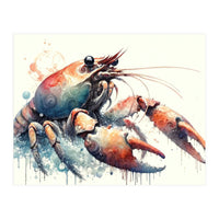 Colorful Lobster Watercolor (Print Only)