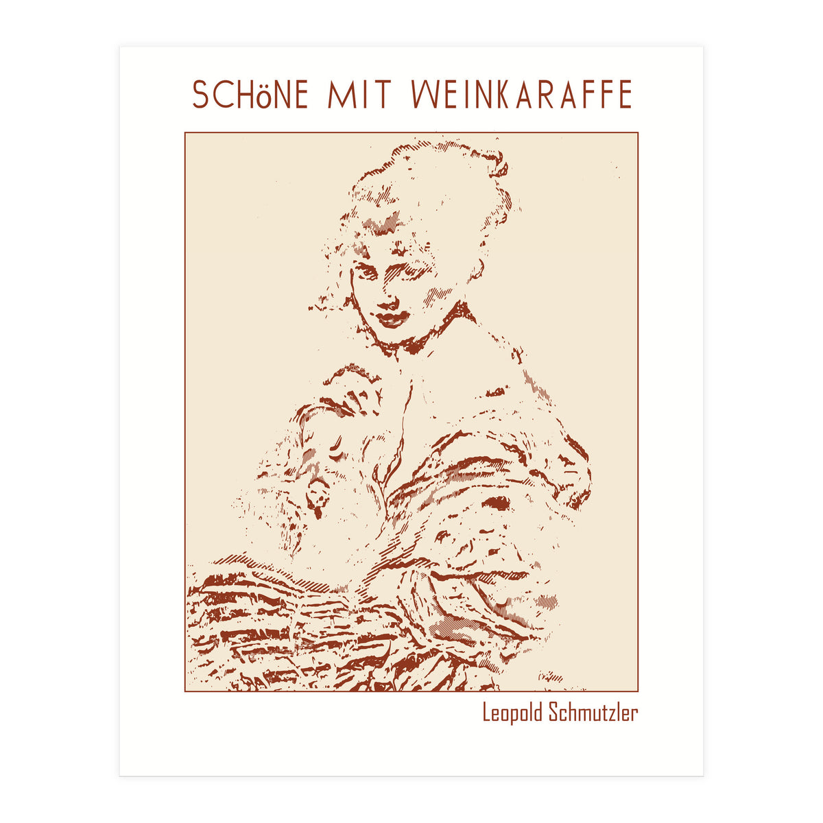 Schöne Mit Weinkaraffe – Leopold Schmutzler (Print Only)