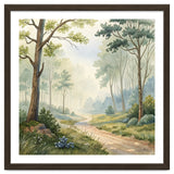Atmospheric Forest Watercolor Painting thumbnail