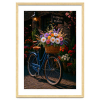 The Aesthetic of a Bicycle at a Flower Shop