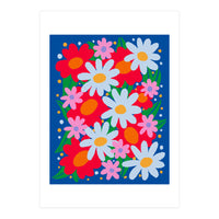 Bold Colourful Flowers (Print Only)