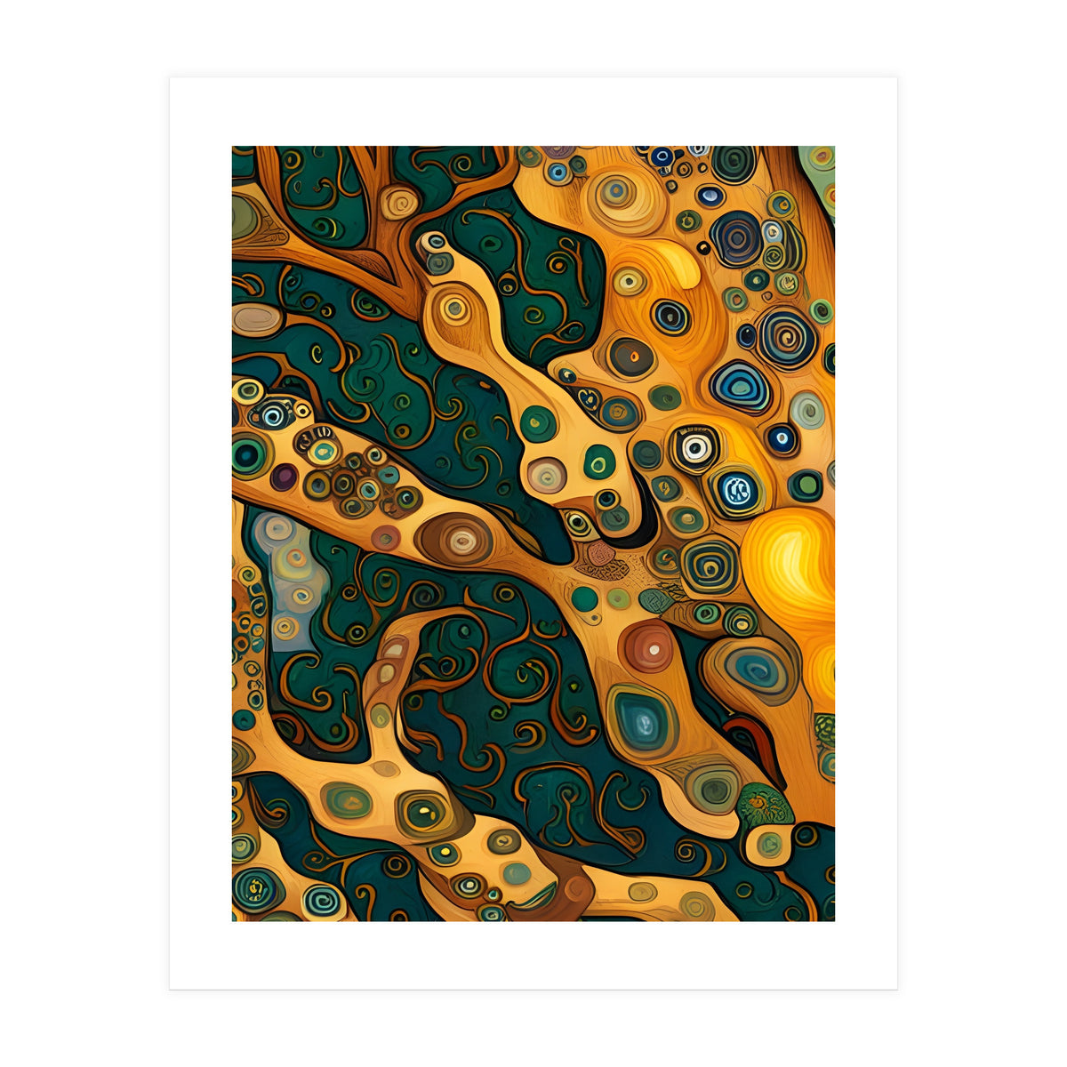 Artificial Masterworks - Klimt van Gogh (Print Only)