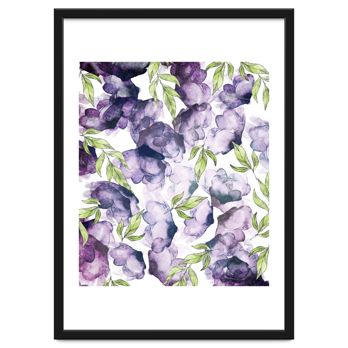 Watercolor + Ink Florals