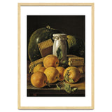 Luis Egidio Meléndez / 'Still Life of Oranges, Watermelon, a Pot, and Boxes of Cake', ca.  1760. thumbnail