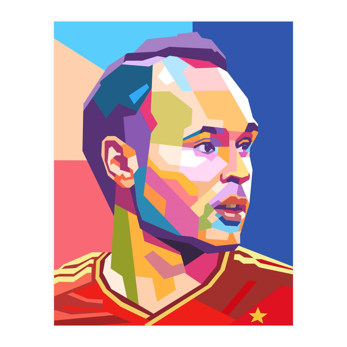 Iniesta pop art portrait (Print Only)
