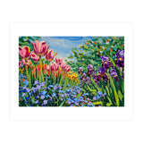 Vibrant Spring Meadow Oil Painting (Print Only) thumbnail