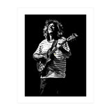 Pat Metheny American Jazz Guitarist Legend in Monochrome (Print Only) thumbnail