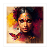 Golden Butterfly Hindu Portrait (Print Only) thumbnail