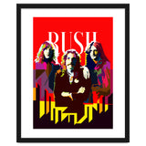 Rush Progressive Rock Pop Art WPAP thumbnail