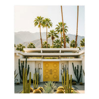 Palm Springs Mid-Century Modern Art, Desert Vibe Architecture, Retro Aesthetic Travel (Print Only)