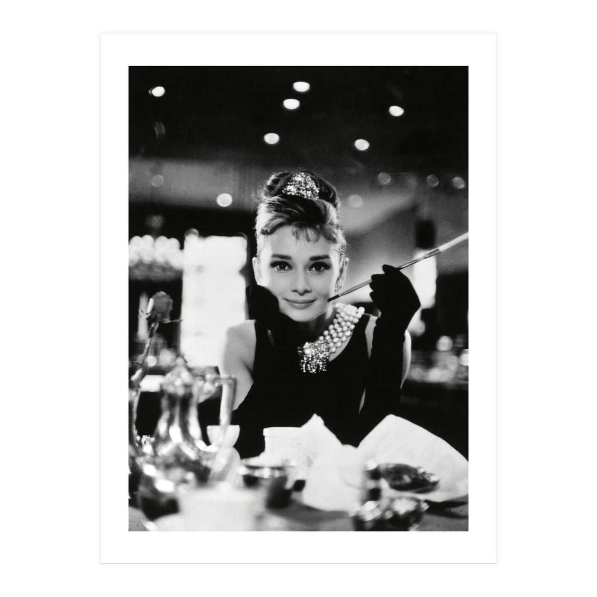 AUDREY HEPBURN in BREAKFAST AT TIFFANY'S (1961), directed by BLAKE EDWARDS. (Print Only)