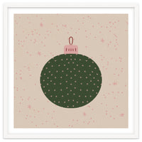 Christmas globe with snowflakes