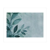 Gentle Leaf Whispers Teal (Print Only) thumbnail