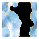 Blue & Gold Glitter Agate Texture 01  (Print Only) thumbnail