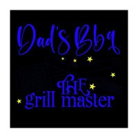 Dads Bbq The Grill Master  (Print Only)