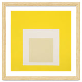 JOSEF ALBERS - HOMAGE TO THE SQUARE YELLOW WHITE thumbnail