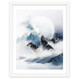 Winter Wolves, Wildlife Wolf Wild Dogs, Snow Full Moon Animals Photography Love Digital thumbnail