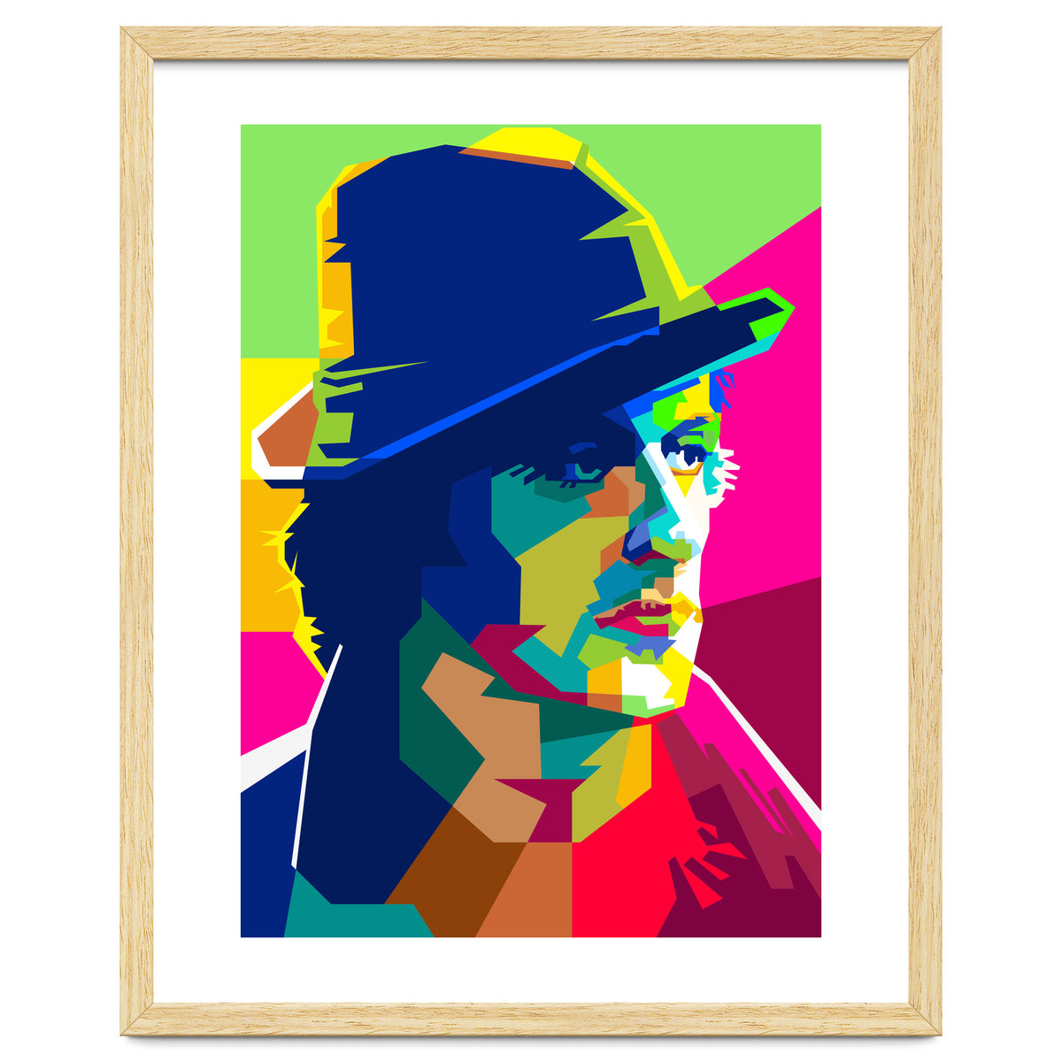 Sylvester Sly Stallone American Actor Pop Art WPAP