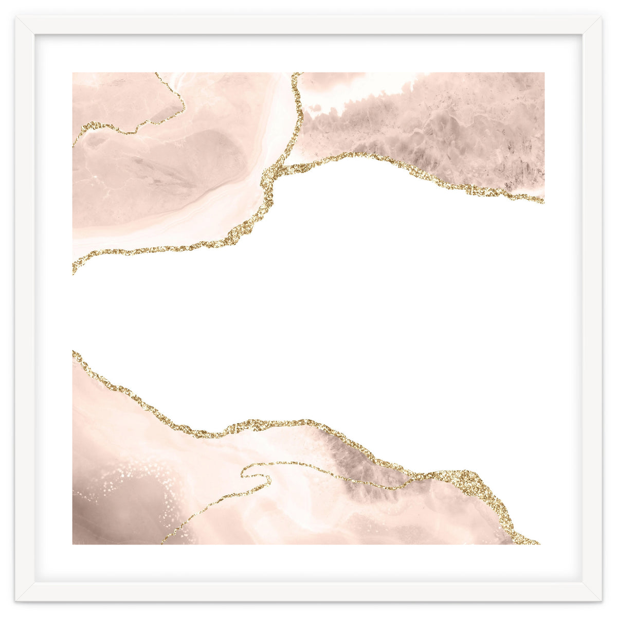 Ivory & Gold Agate Texture 06