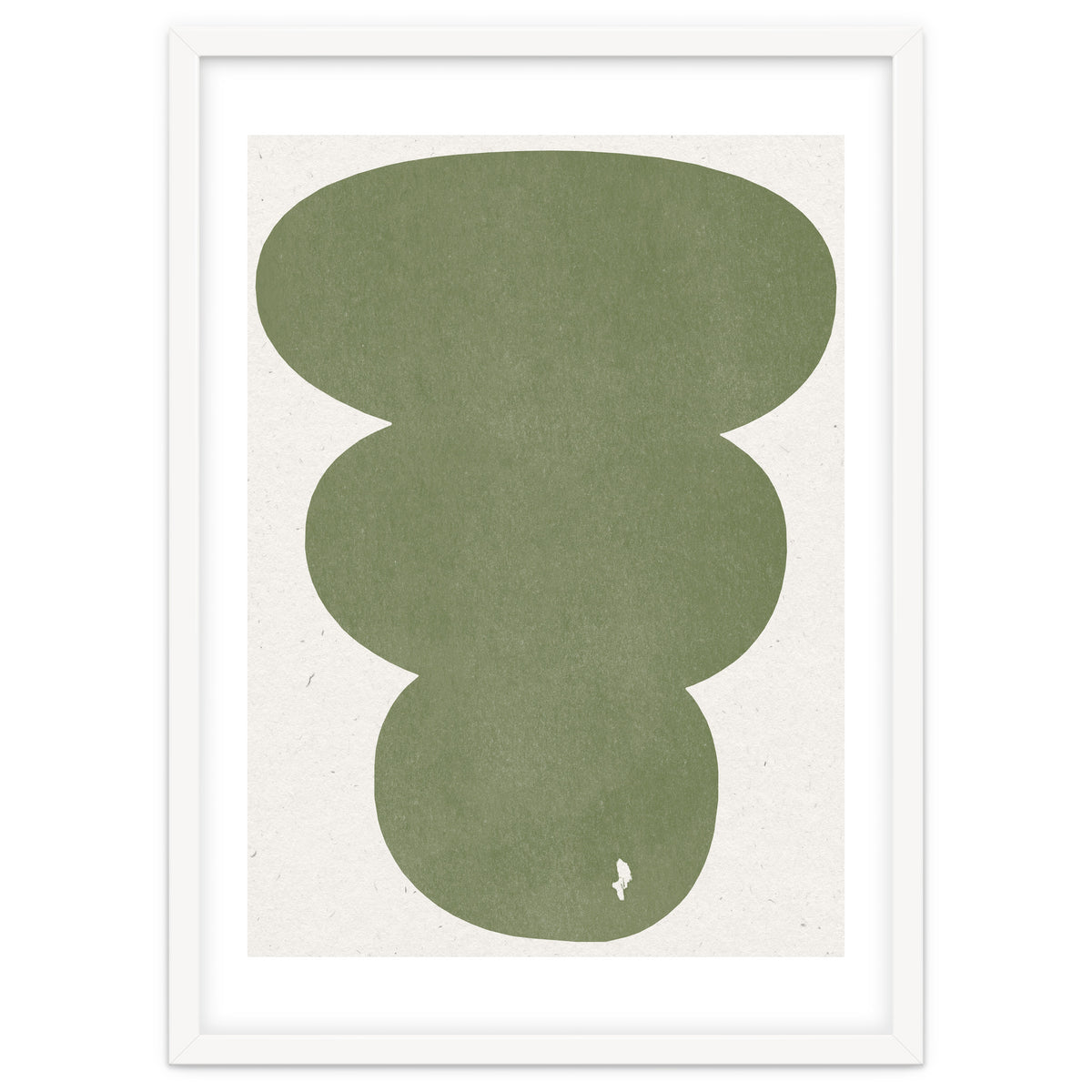 GREEN WATERCOLOR SHAPES NO.4