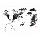 Deer In The Snow (Print Only) thumbnail