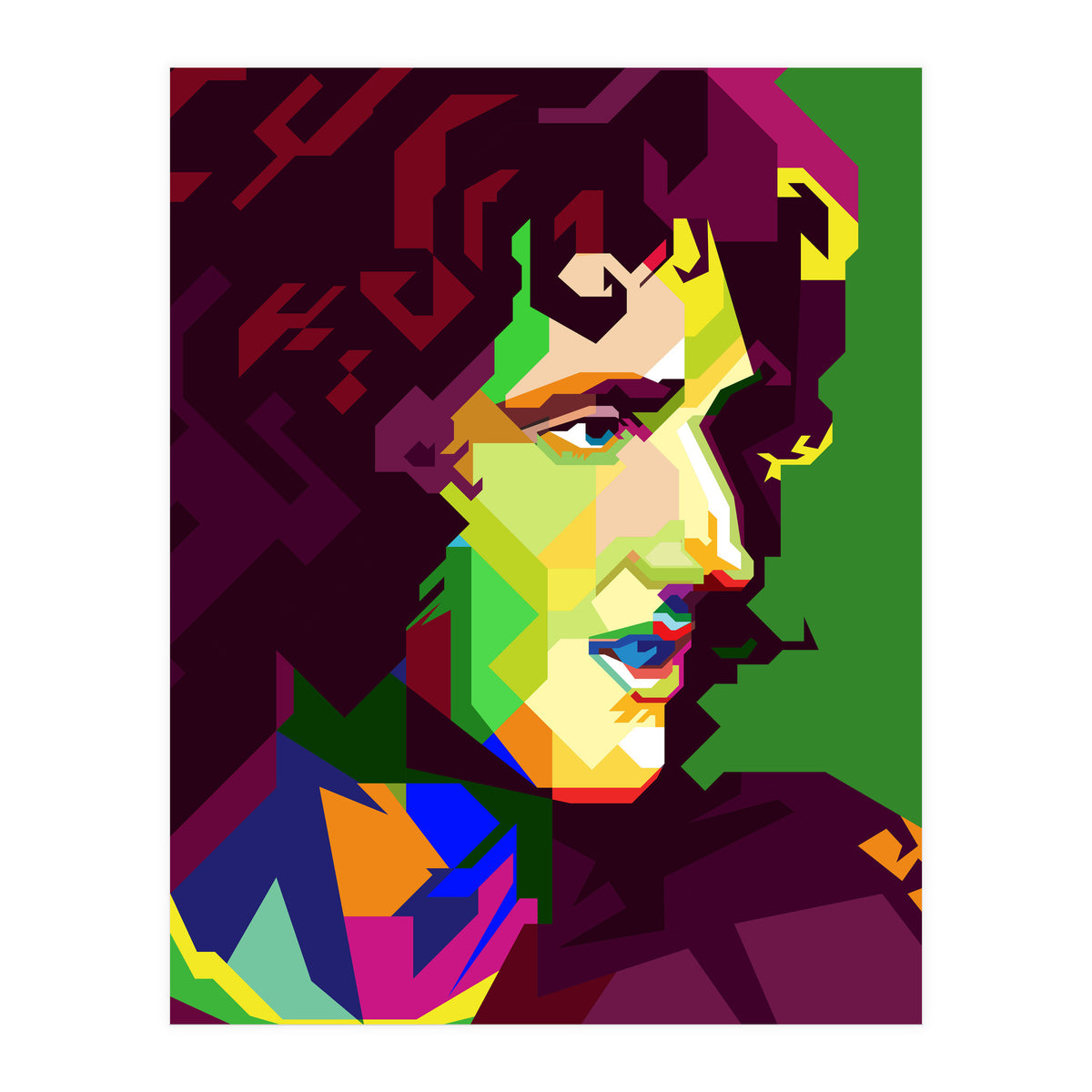 Brian Harold May Pop Art WPAP (Print Only)