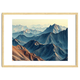 Hyper-Realistic Mountain Range Landscape Art thumbnail