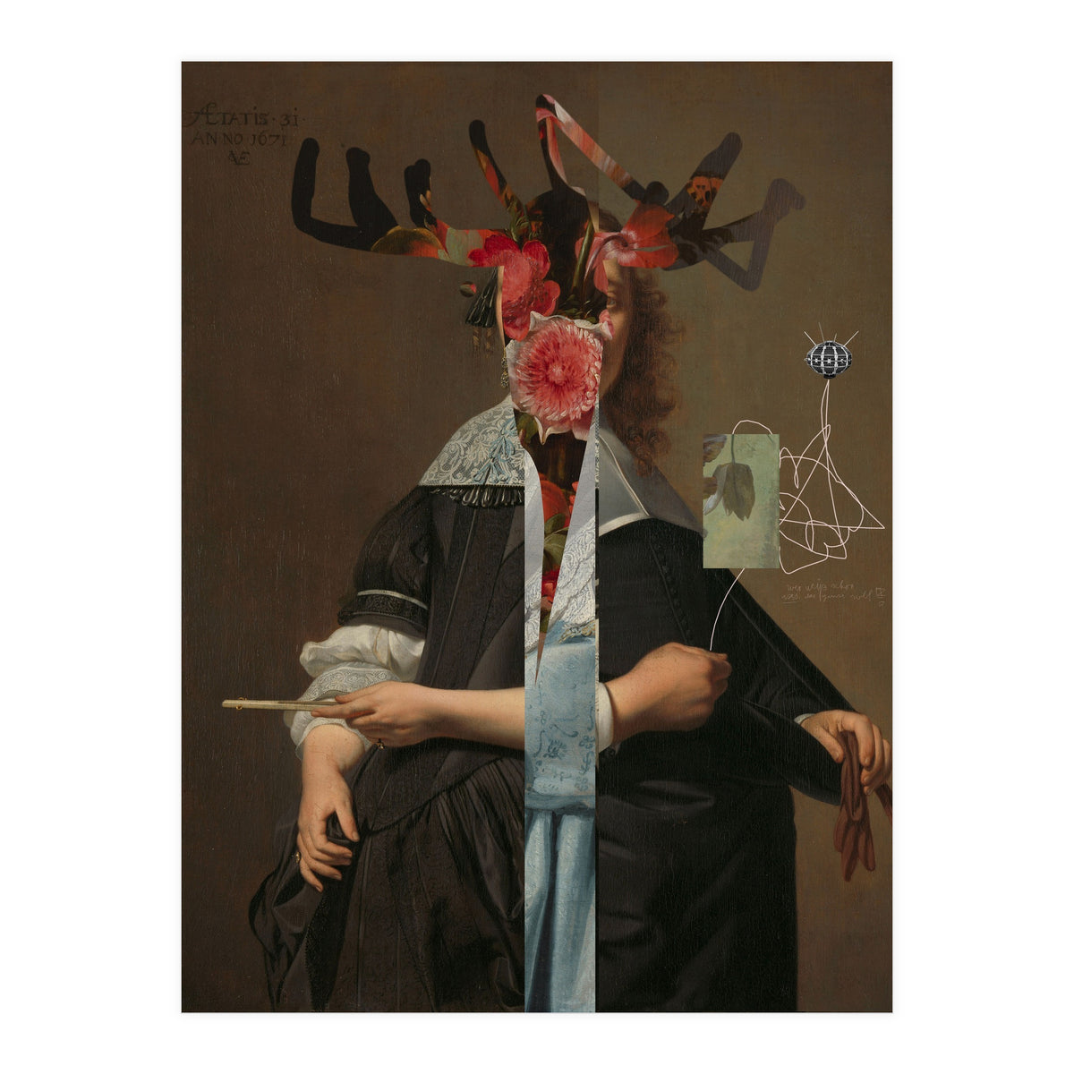 Classic Mix 252 · Hirsch Blumen (Print Only)