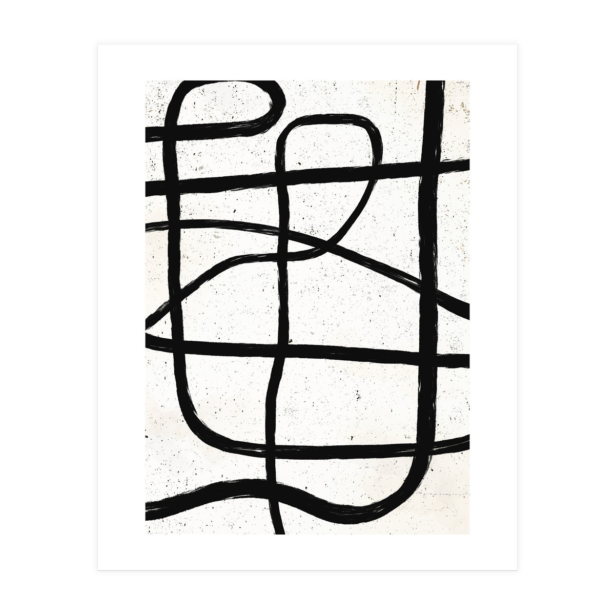 Nordic Scandinavian Marker Ink Line I (Print Only)