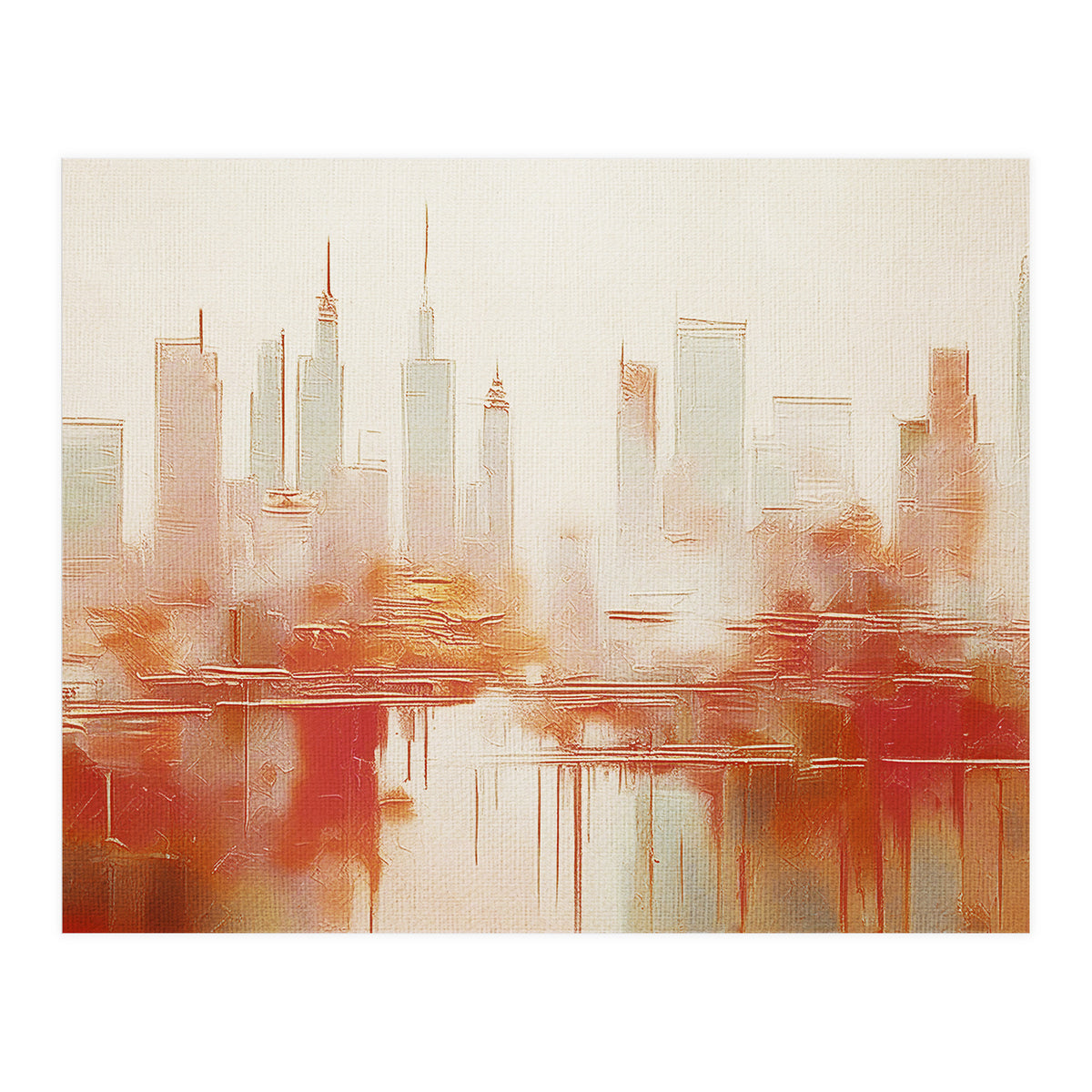 Buildings At Dusk 04 (Print Only)