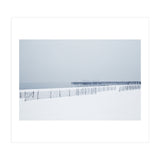 Pier in the winter seascape (Print Only) thumbnail