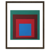 Josef Albers - HOMAGE TO THE SQUARE: Green, Red, Blue thumbnail