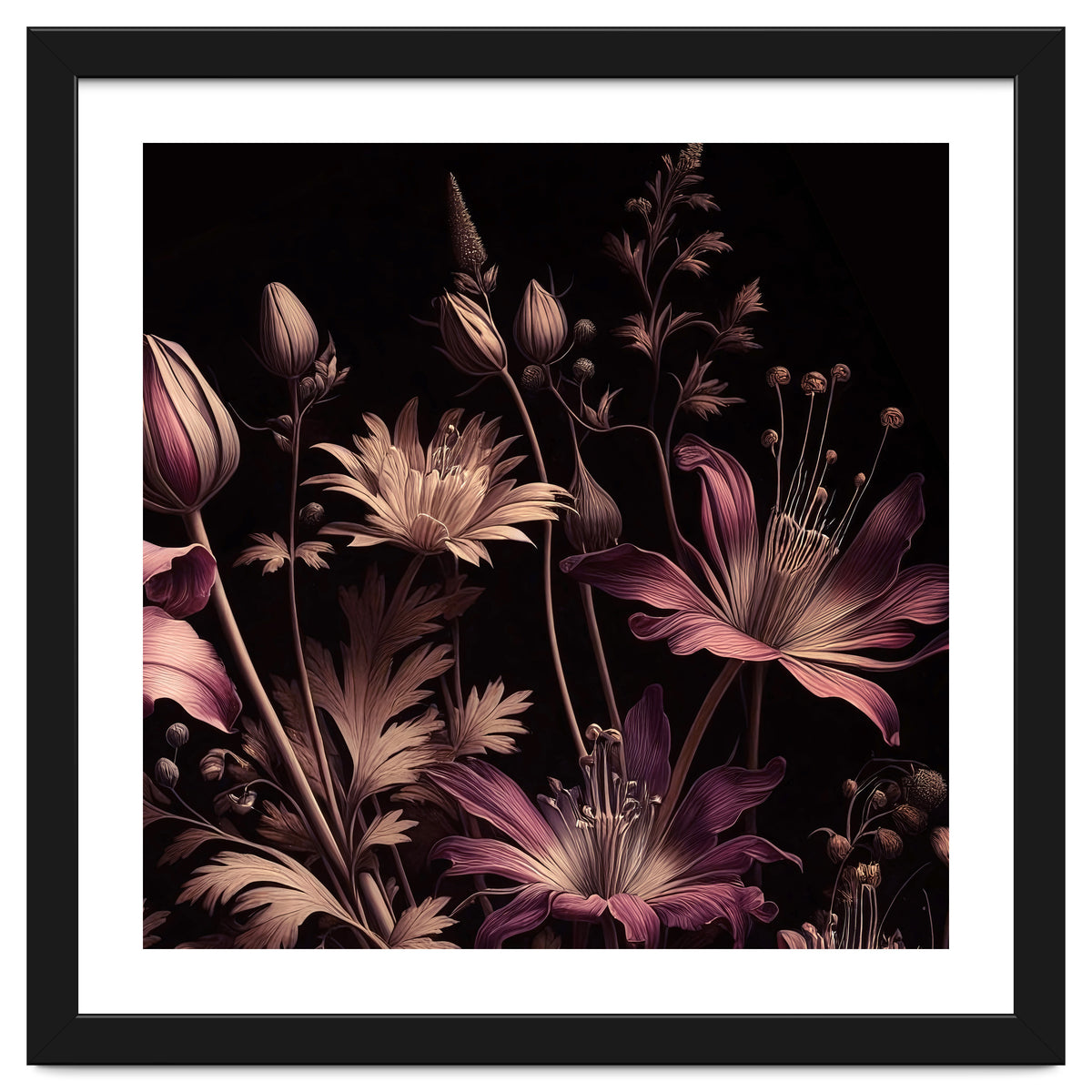 VINTAGE COLOURFUL BOTANICAL-10A-1