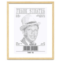 Receipt Art Frank Sinatra