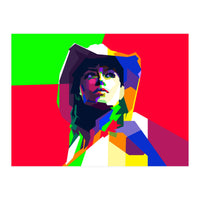 Jessica Biel American Actress WPAP Illustration Trending Now  (Print Only)