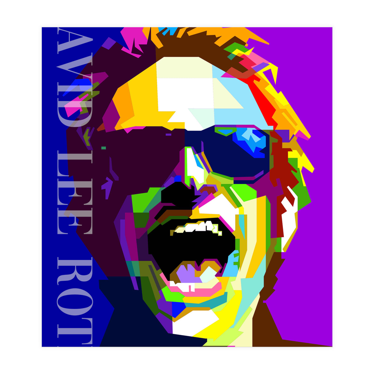 David Lee Roth Rock Singer Art WPAP (Print Only)